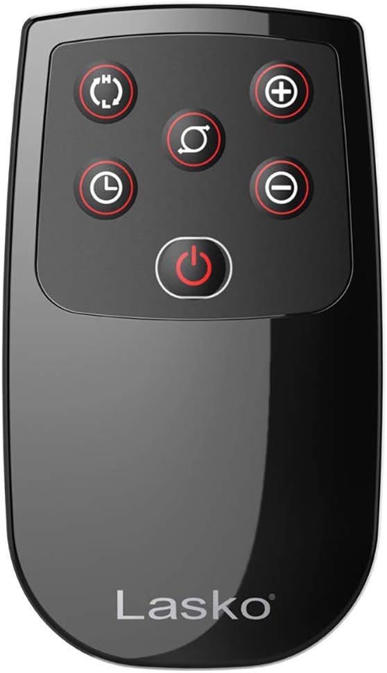 Lasko 6435 Designer Series 1500 Watt Decorative Base Oscillating Ceramic Space Heater with 3 Heat Settings and Built In Safety Features