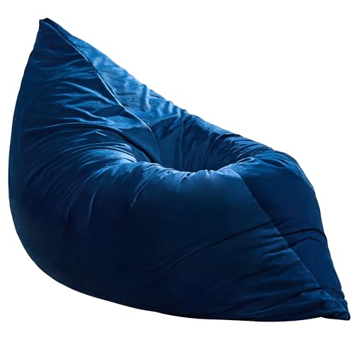 Hobestluk 3 in 1 Bean Bag Chair Giant Bean Bag Chairs Convertible Bean Bag Floor Cushion with Machine Washable Cover