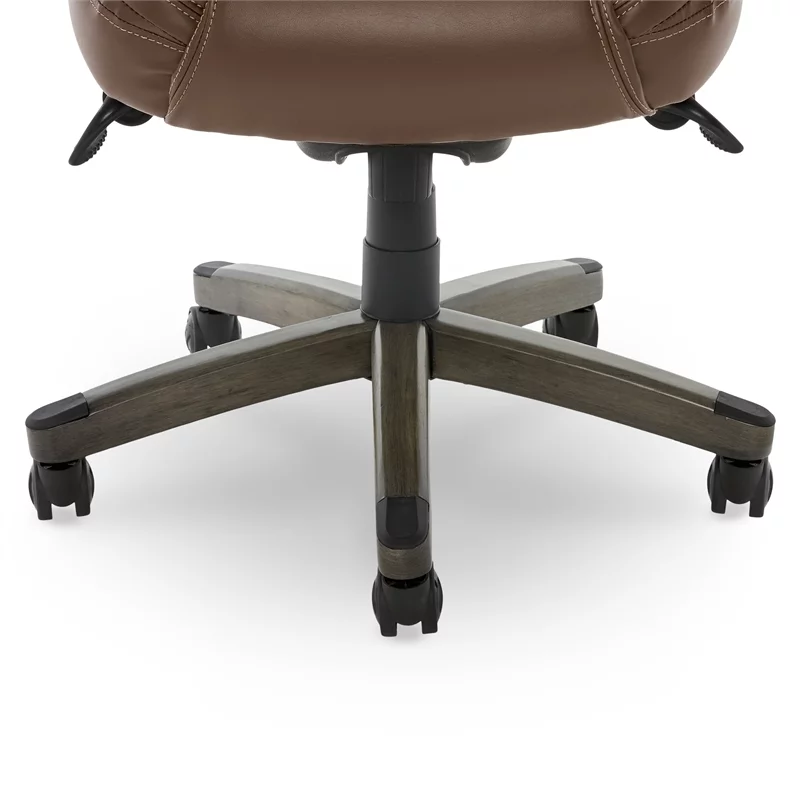 La-Z-Boy Hyland Executive Office Chair Chestnut Brown