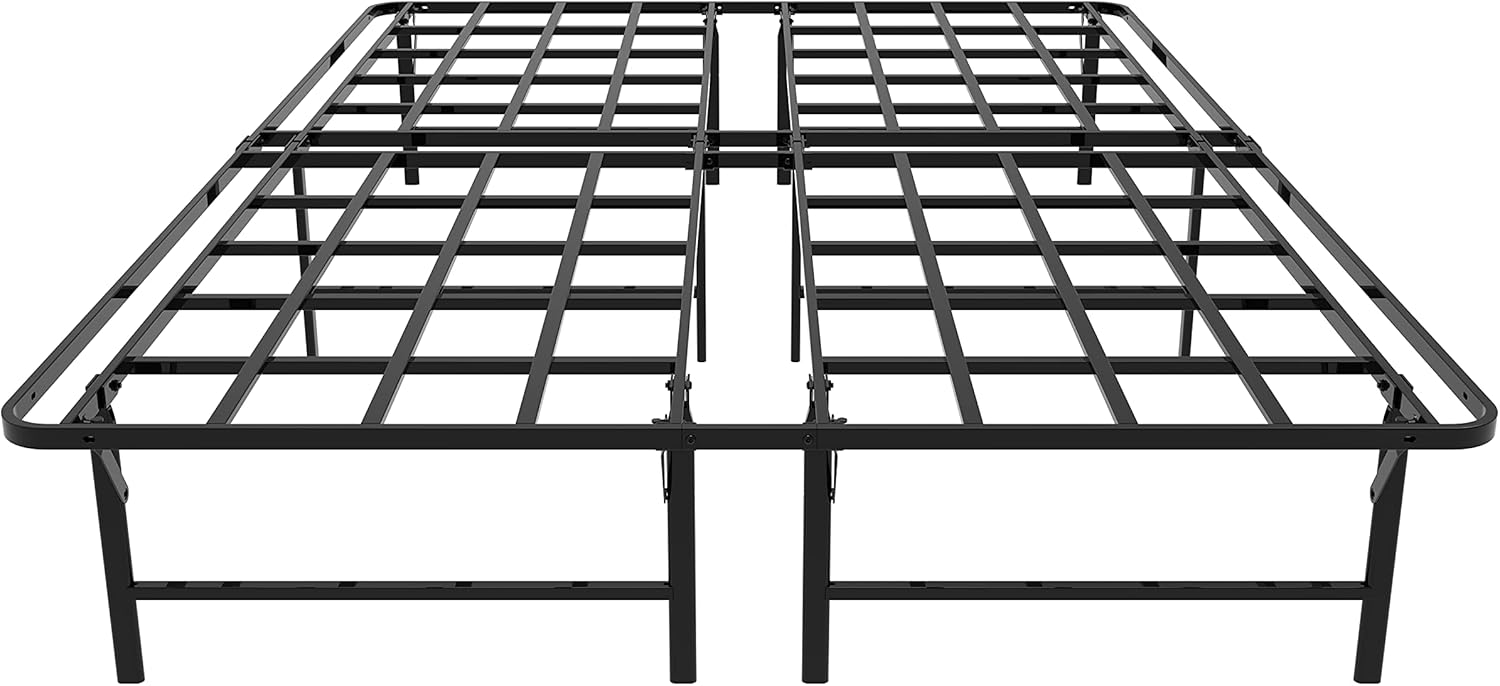 ZIYOO 16 Inch California King Platform Bed Frame Base, Mattress Foundation, Box Spring Replacement, Quiet Noise-Free