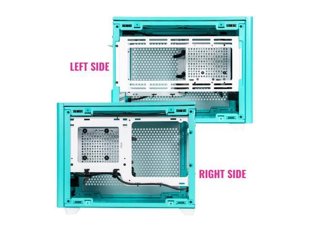 Cooler Master MasterBox NR200P Mini-ITX Caribbean Blue Computer Case