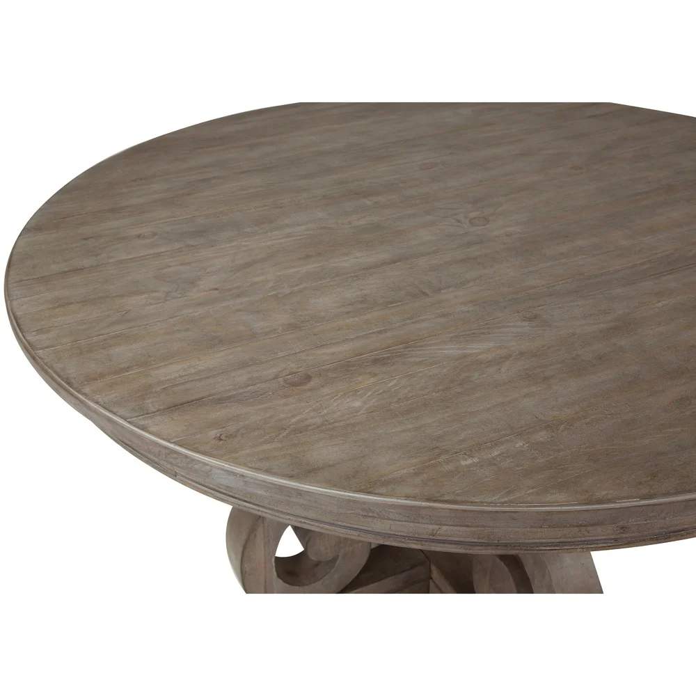 The Gray Barn  Manderley Traditional Dove Tail Grey 48-inch Round Dining Table - dove tail grey - dove tail grey