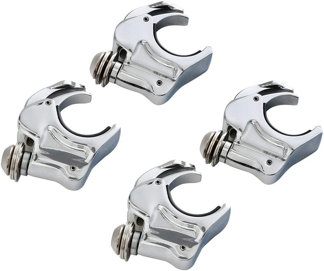 TCMT 2 Pairs 39mm Detachable Windshield Clamps Fits For Harley 2002-2010 VRSCA VRSCAW, 2004-2005 VRSCB, 2007 VRSCX