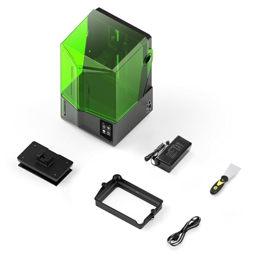ELEGOO Saturn 4 Ultra 16K Resin 3D Printer with 10" 16K Mono LCD and Flip-up Lid, Smart Tank Heating at 30 ｰC, 150mm/h High Speed Printing