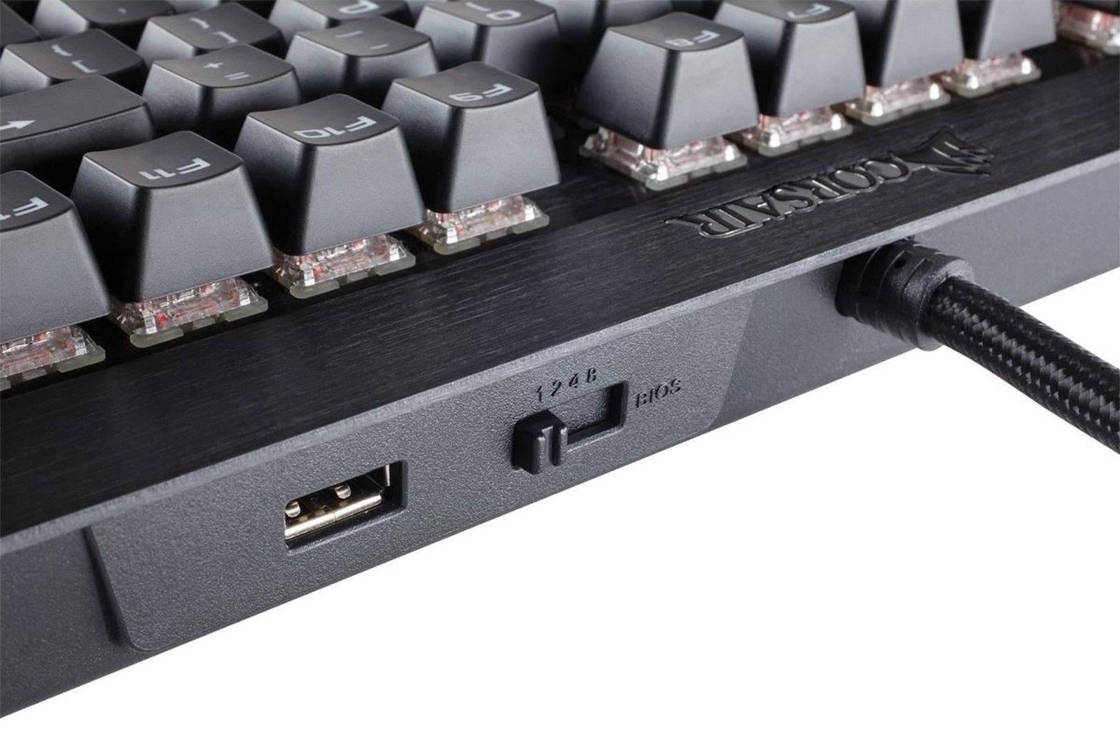 Corsair Gaming K70 RGB Rapidfire Mechanical Keyboard - Black - RGB LED Backlit