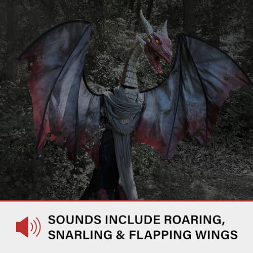 Haunted Hill Farm Motion-Activated 7.5-Ft. Tall Smoldering Ghoul