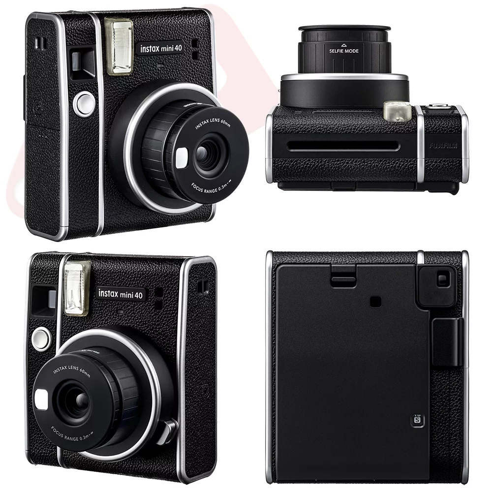 Fujifilm Instax Mini 40 Fuji Instant Film Camera + 20 Sheets Instant Film - Radiant Selections