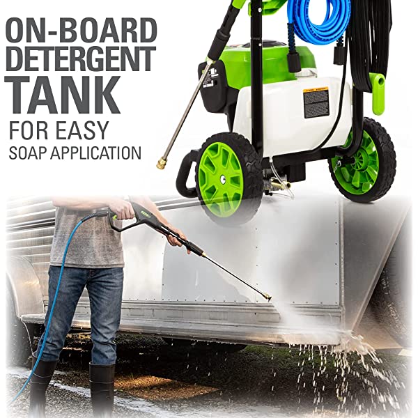 Greenworks Pro 2300 Max PSI @ 2.3 GPM (14 Amp) Brushless Electric Pressure Washer GW2300