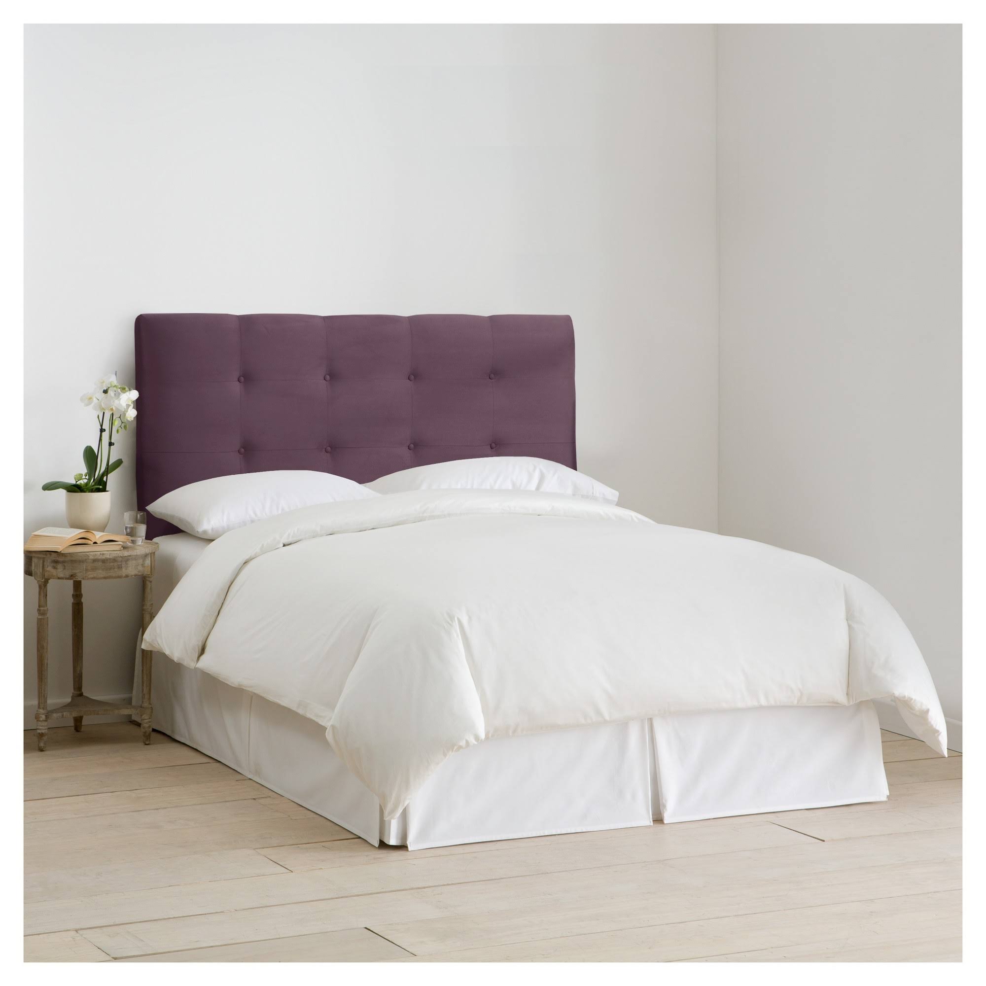 Skyline Furniture Premier Purple Tufted Headboard (Queen)
