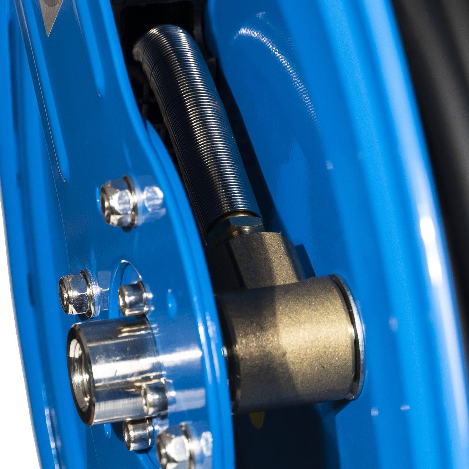 RapidAir 3/8x22 x 75& Dual Arm Steel Hose Reel 1/2x22 Inlet 1/4x22 Outlet R-03075