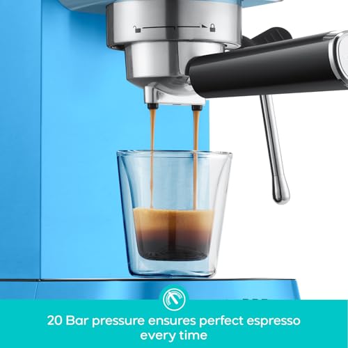 CASABREWS CM5418 Espresso Machine 20 Bar, Compact Espresso Maker with Steam Milk Frother