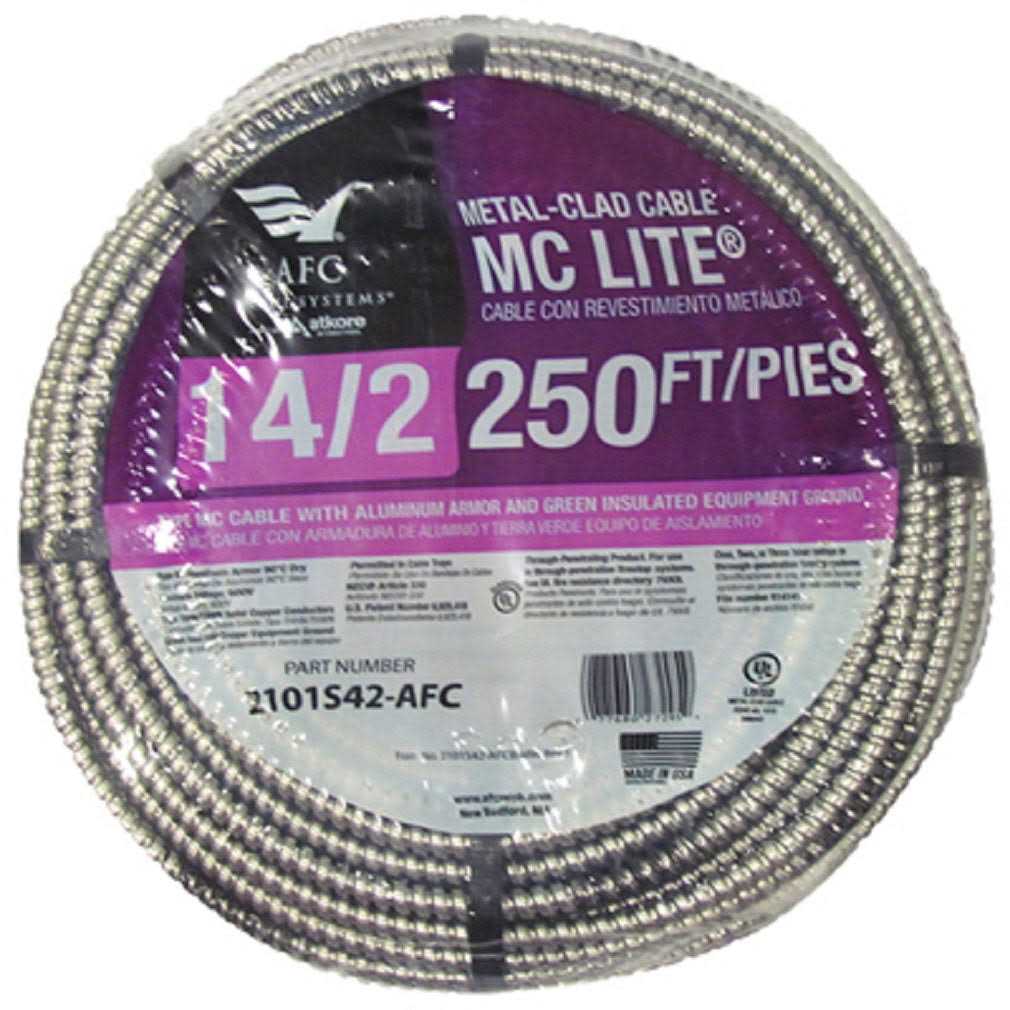 Southwire 250 ft. 14/2 MC Armored Cable 68579201 - Shop Hardware Tools Online Store
