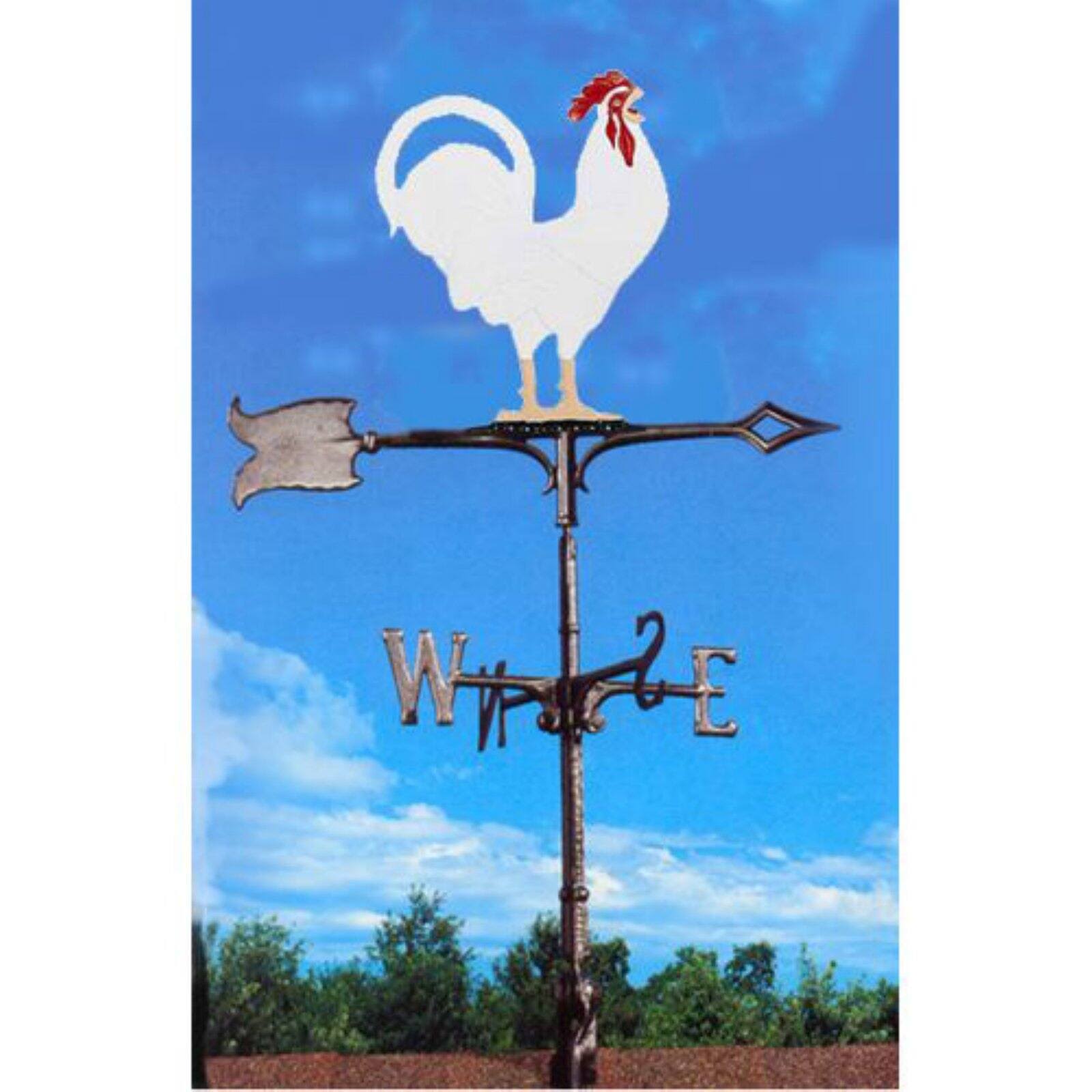 Whitehall 30x22 Rooster Rooftop Color Weathervane