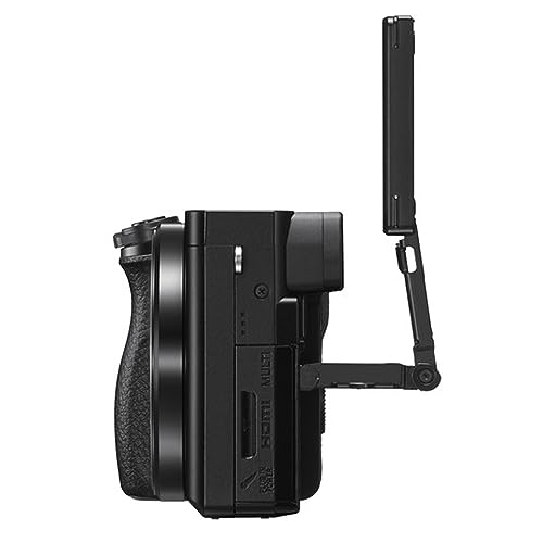 Sony a6100 Mirrorless Camera with 16-50mm Lens, 128GB Extreem Speed Memory,Microphone, 120LED Video Light, Tripod, Filters, Hood, Grip