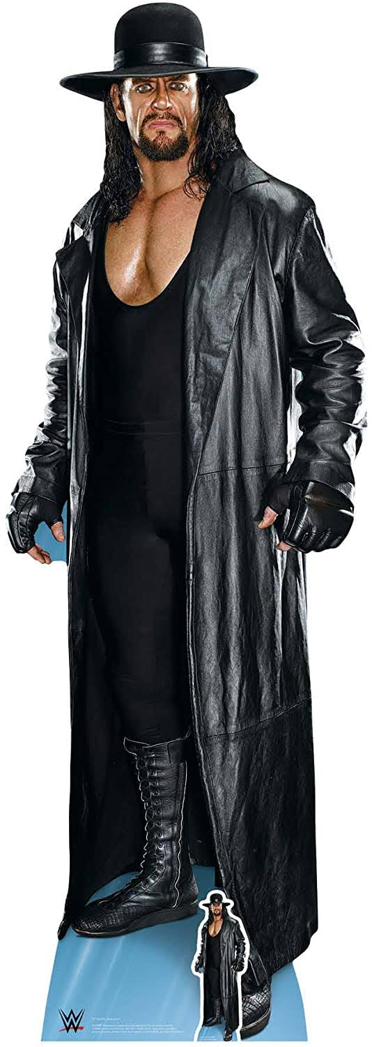 Star Cutouts Ltd SC1240 Undertaker Legend Trademark Hat and Coat, Cardboard, Multicolour, 194 x 67 x 194 cm