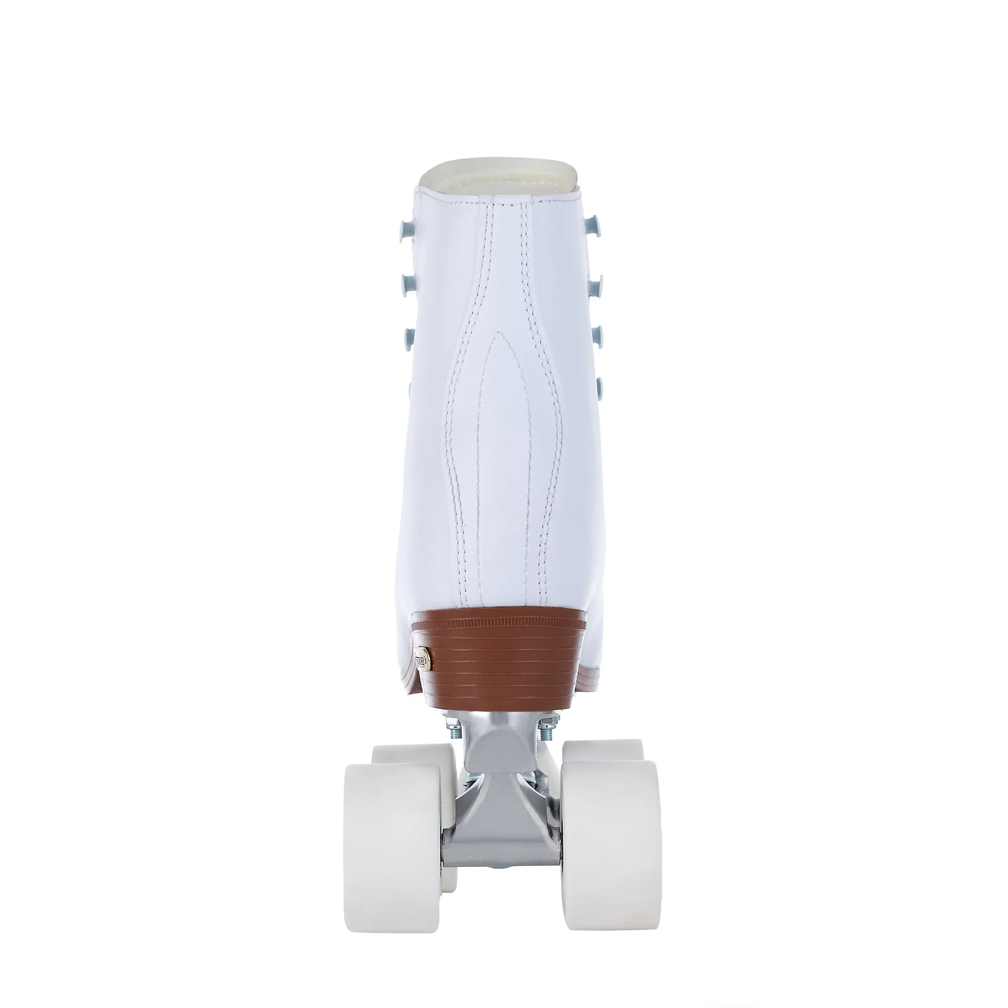 Chicago Ladies Deluxe Quad Roller Skates White Classic Rink Skate, Size 10 - Curated Treasures Market