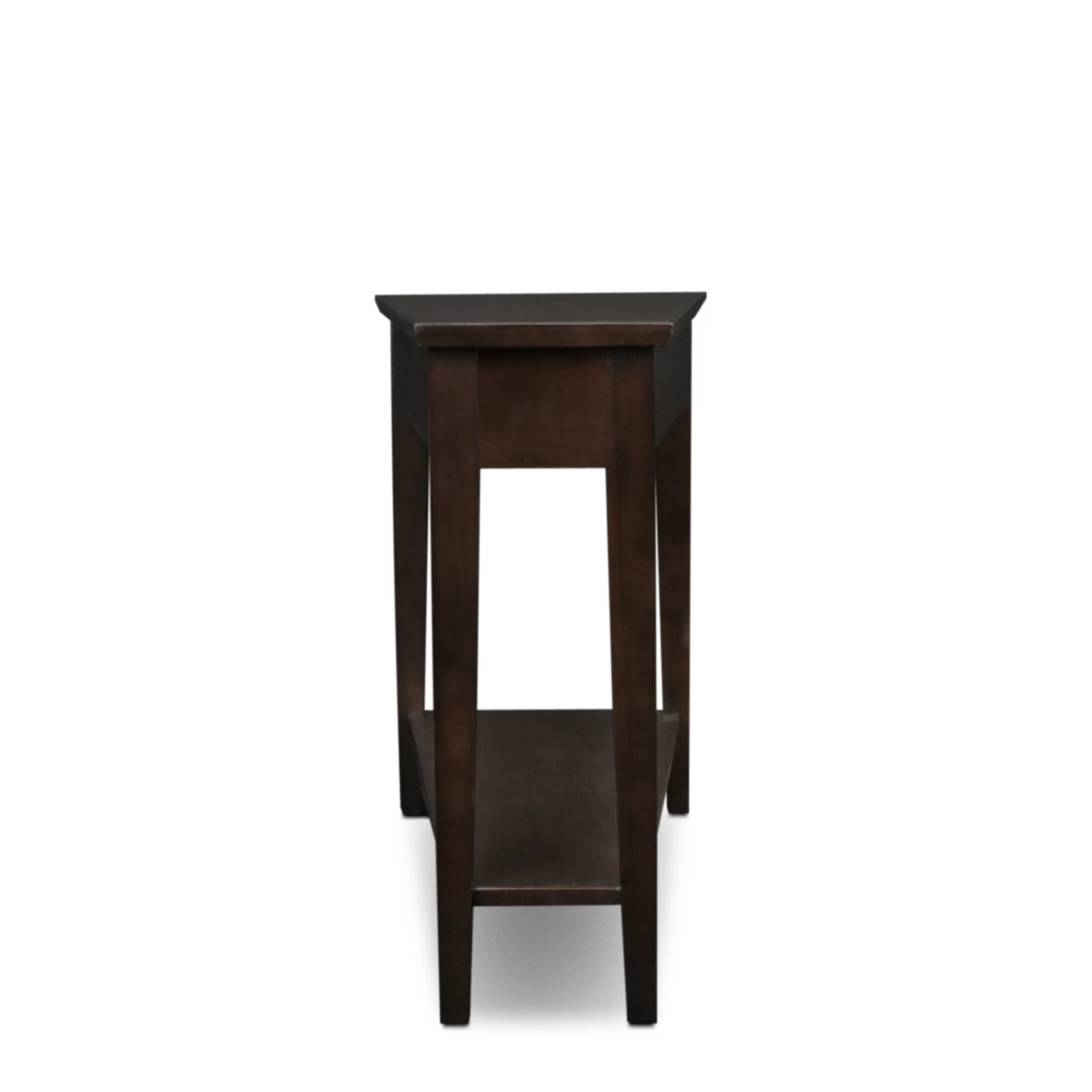 Compact Recliner Wedge Table in Chocolate Oak