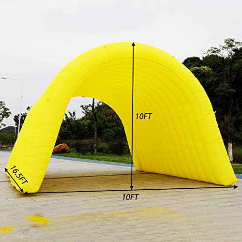 Inflatable Tunnel Sports Tunnel Entrance with Blower Football Tunnel Tent Entryway for Business Advertise Party Exhibition Promotion Street,Shop
