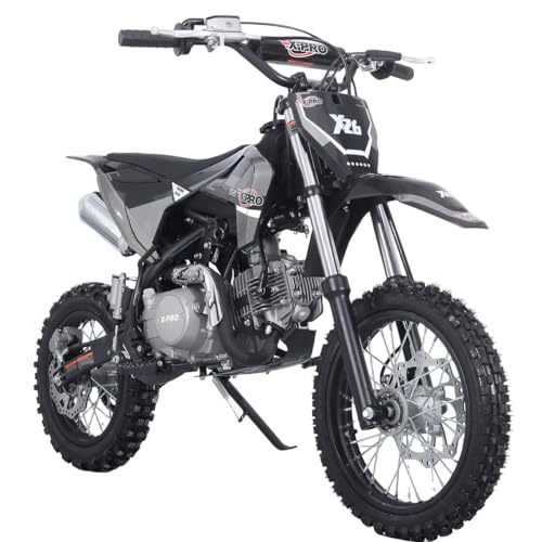 X-PRO X26 125cc Manual Clutch Dirt Bike Big Boys Pit Bike 125 Pitbike,Big 14"/12" Tires! (Blue)