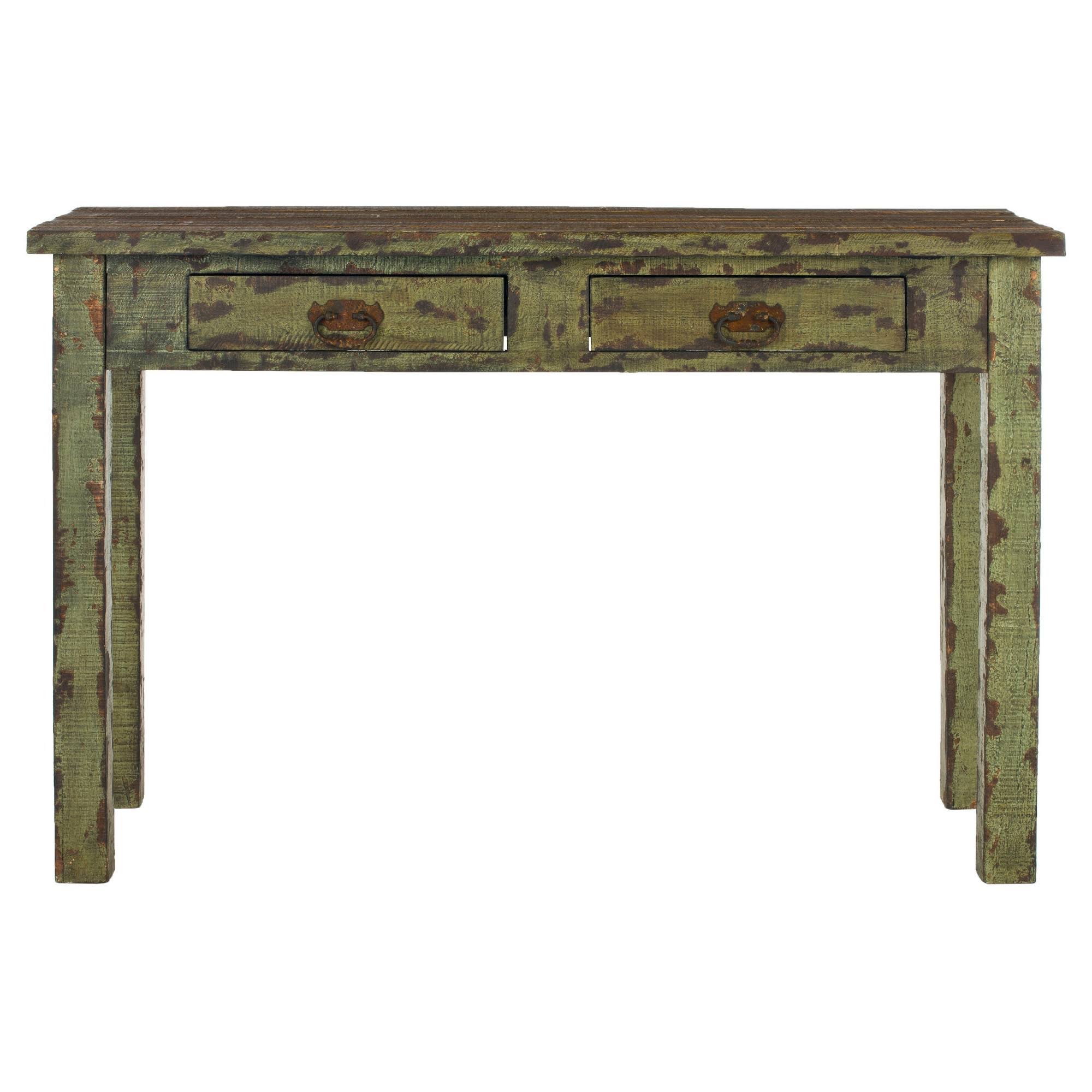 Safavieh Carl Console - Antique Green