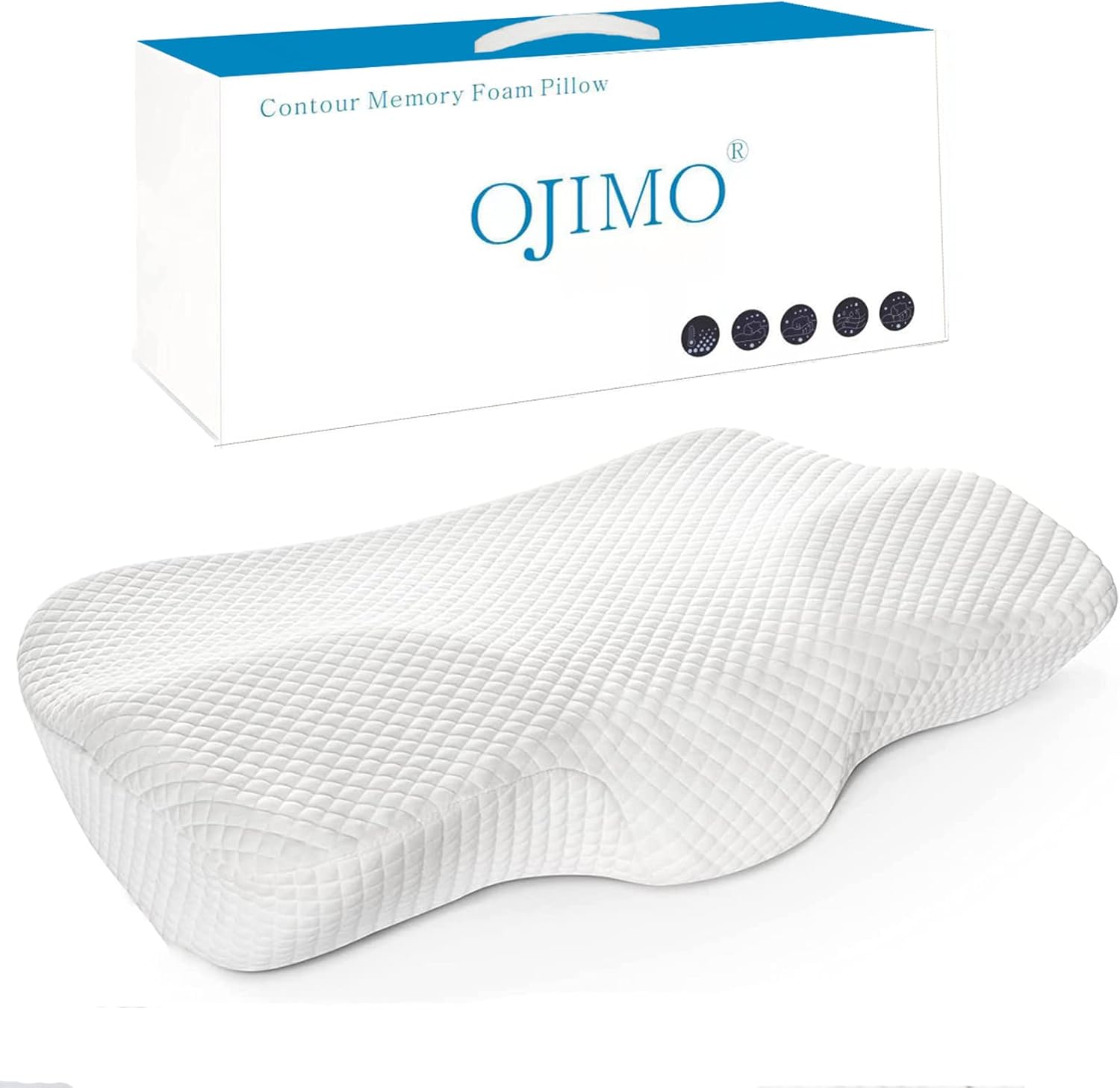 Cervical Contour Pillow for Neck and Shoulder Pain Relief