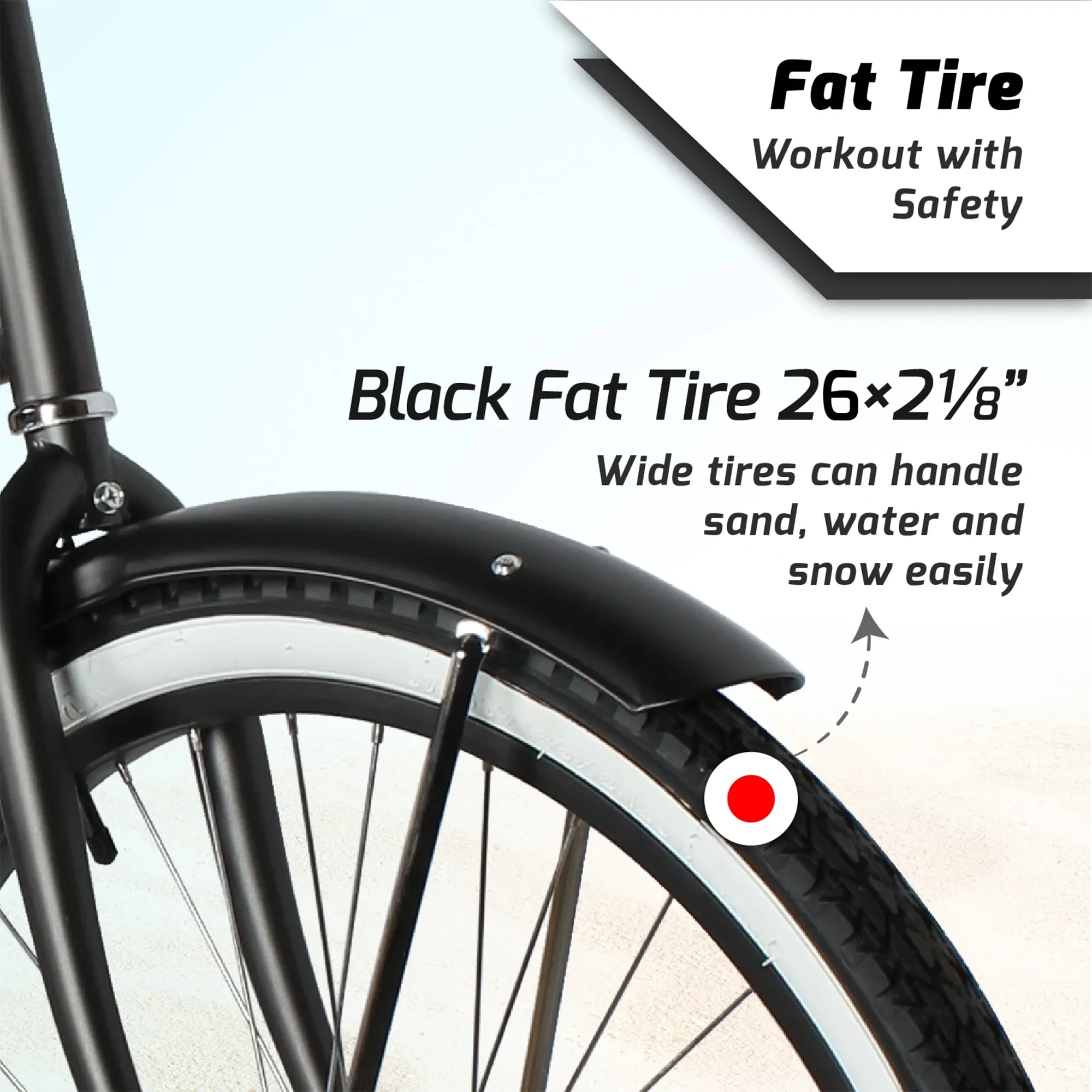 TRACER Taha 26 Inch Beach Cruiser 7 Speed Steel Men's Bicycle, Black