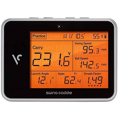 Swing Caddie SC300 Portable Launch Monitor by Voice Caddie Power Bundle | PlayBetter Portable Charger u0026 Protective Case | Do