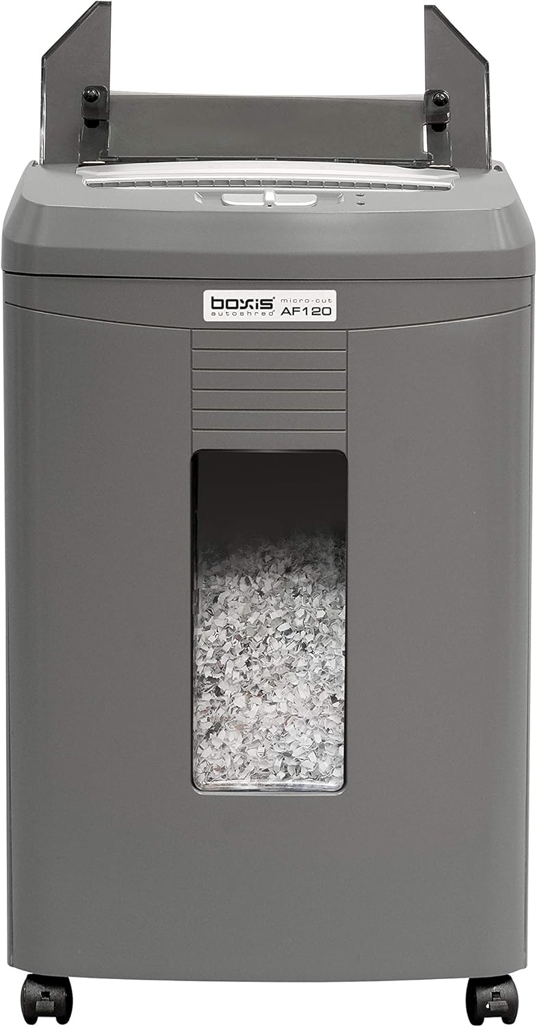 Boxis 70-Sheet Autofeed Microcut Paper Shredder