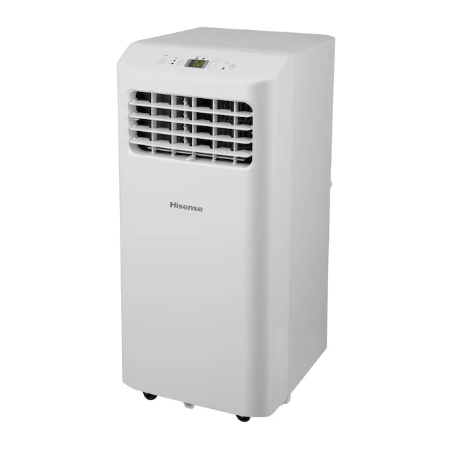 Restored Hisense 5000-BTU 115-Volt Vented Portable Air Conditioner, White (Refurbished)