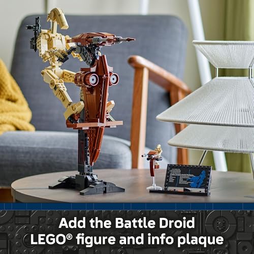 LEGO Star Wars: The Phantom Menace Battle Droid with STAP - Building & Learning Toy for Boys & Girls, Ages 12+ - Star Wars Toy & Model Kit