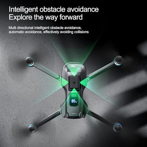 Drones with Camera for Adults 4K, GPS UHD Drone, 5G Remote Controller with Screen, One Key Return, Dual Camere, 3rd Gear Speed
