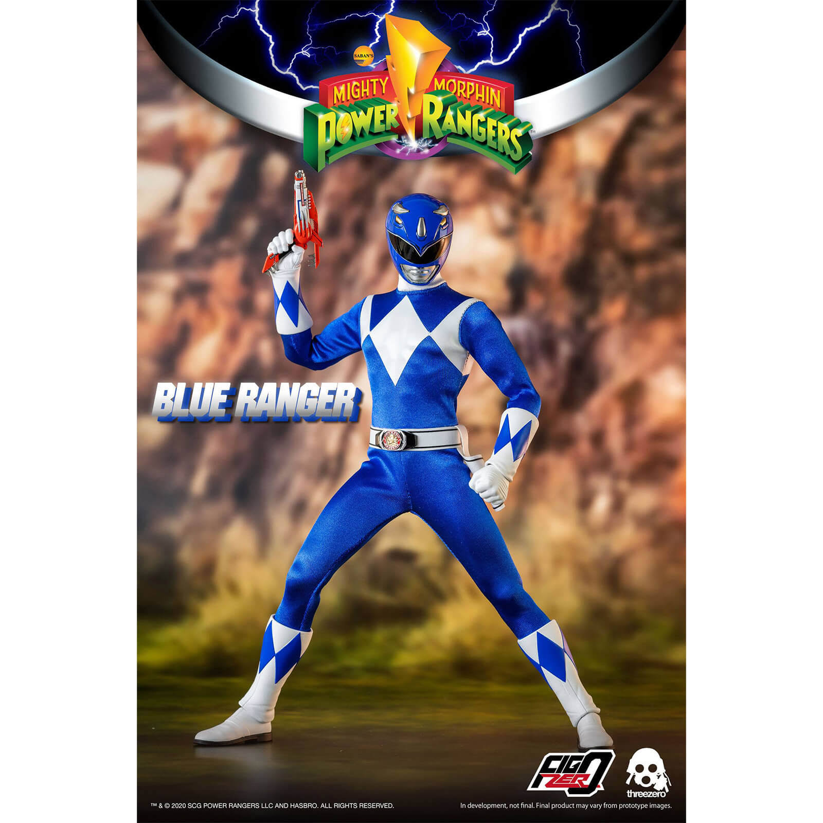 Mighty Morphin Power Rangers Blue Ranger 1/6 Scale Action Figure
