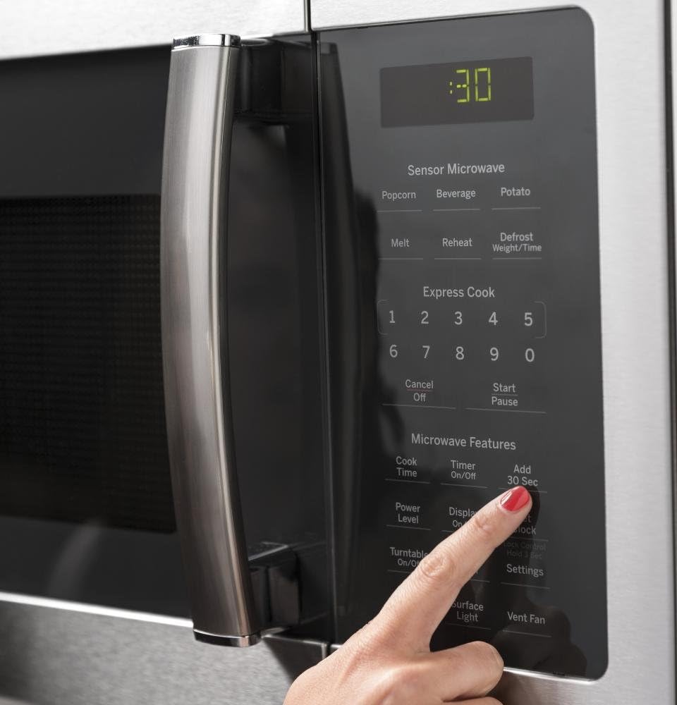 GE JVM6175SKSS Over-The-Range Microwave, 1.7, Stainless Steel