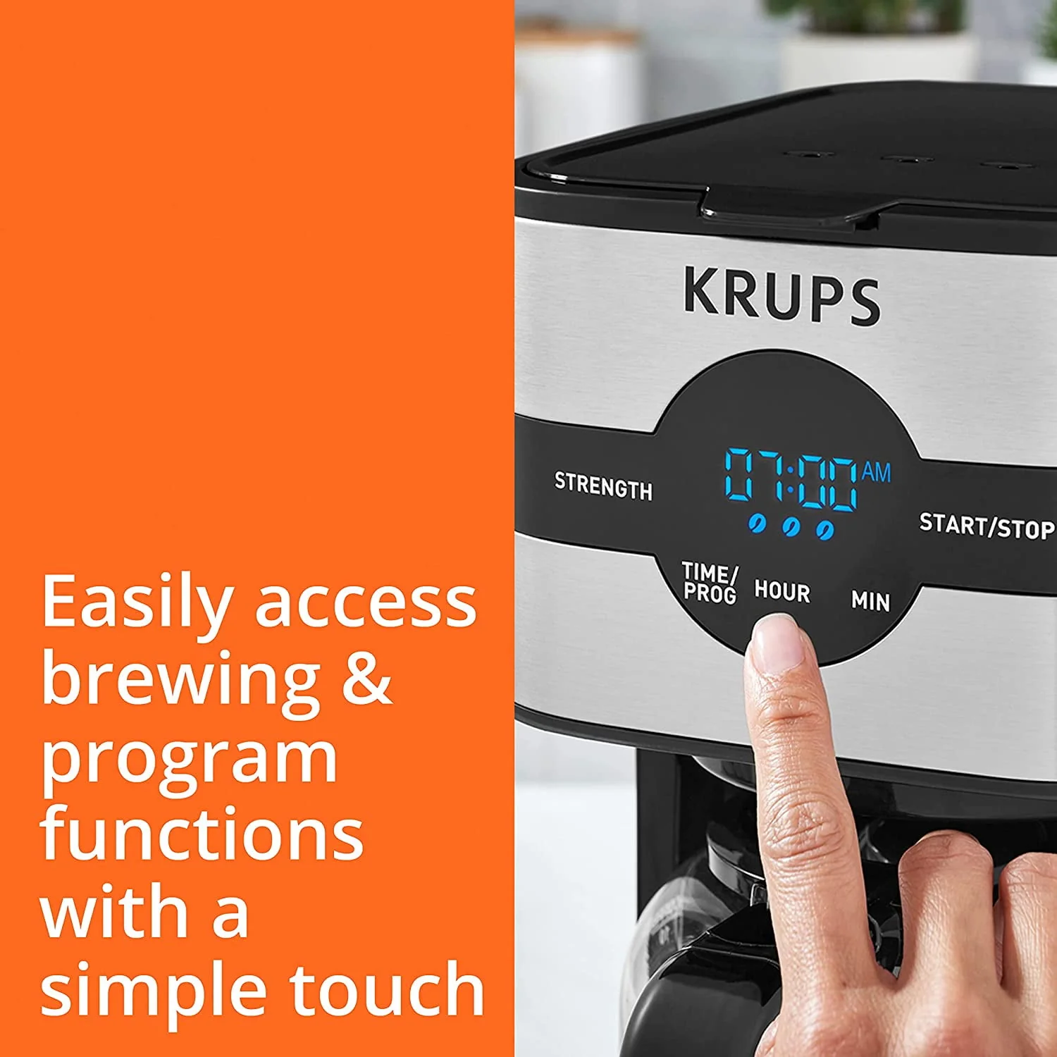 KRUPS Simply Brew Drip Coffee Maker, 14 Cups