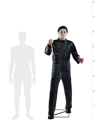 Spirit Halloween 6.3 Ft Michael Myers Animatronic | Officially Licensed | Horror | Decorations | Animated | Halloween D&eacute;cor