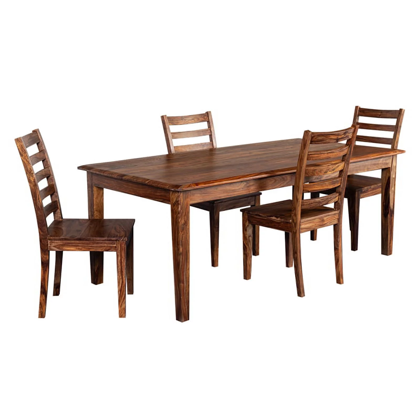 Hawthorne Collections Sonora Solid Sheesham Wood Dining Table - Brown