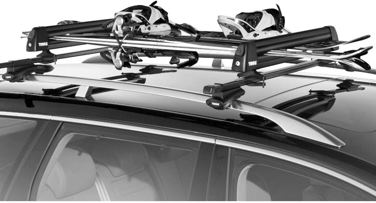 Thule 91725B Universal Ski & Snowboard Rack Black