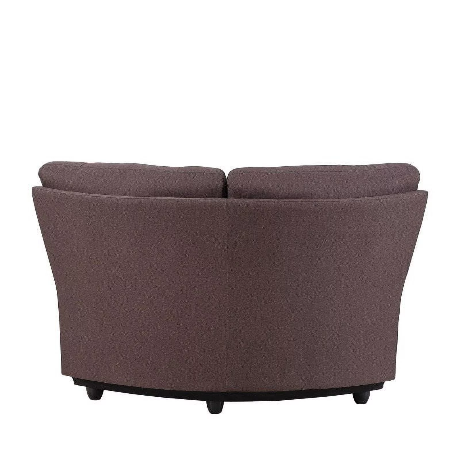 Titan Furnishings Transitional Chanille Fabric Power Reclining Sectional - Brown
