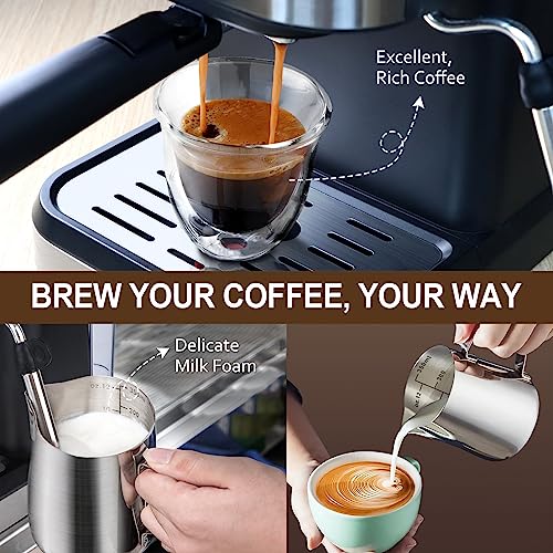 De'Longhi Dedica Style, Espresso Machine, Coffee and Cappucino Maker with Milk Frother, Metal/Stainless, EC680M, 13 x 5.9 x 12 inches