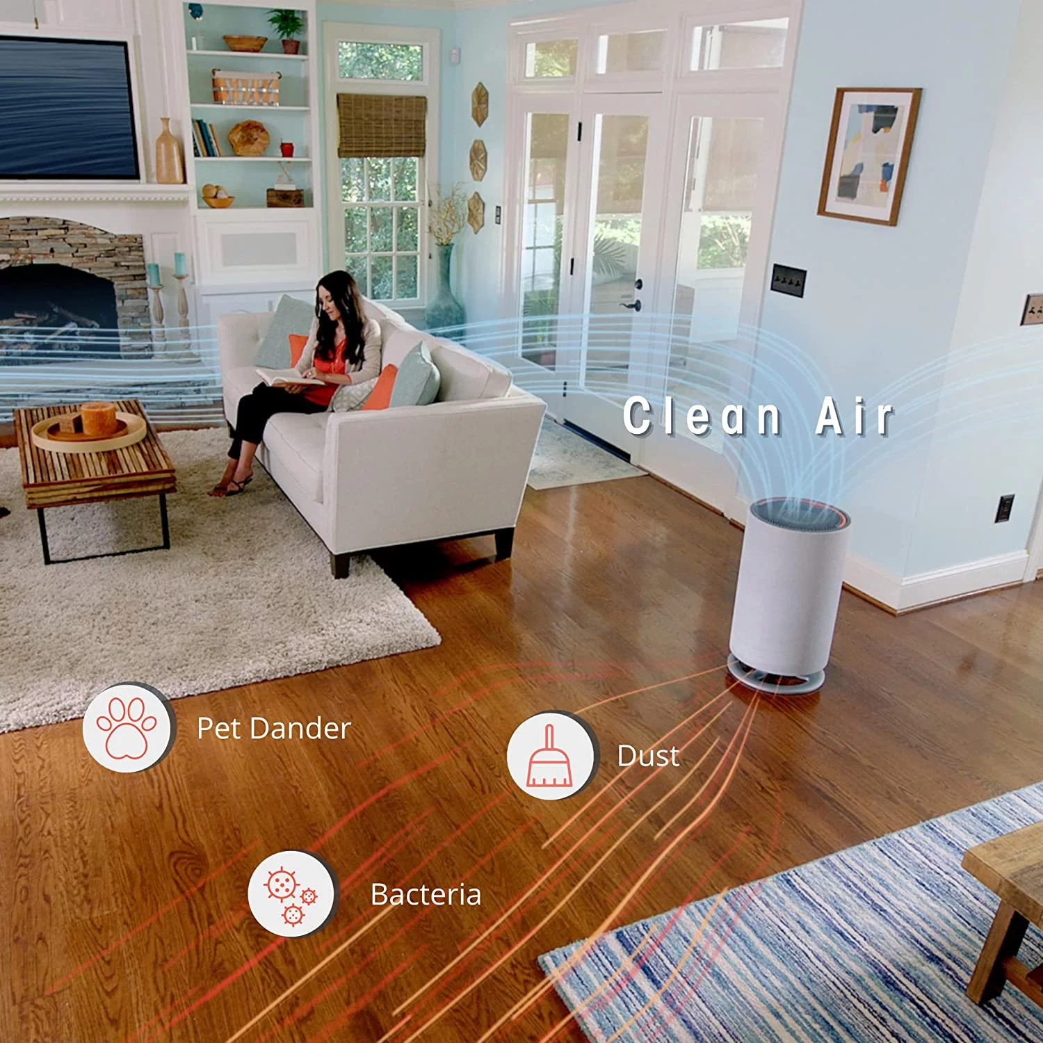 ORANSI Mod Air Purifier - Large Rooms, EnergyStar