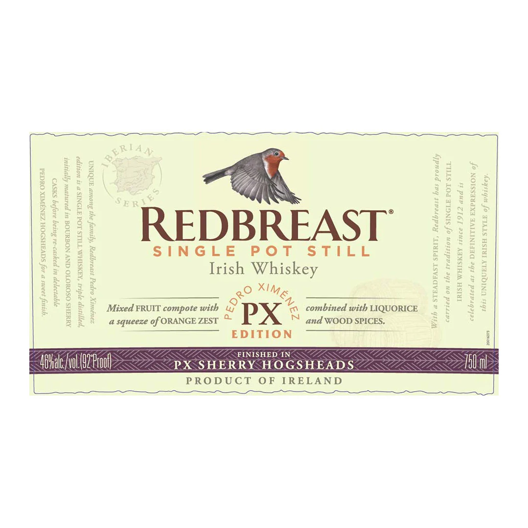 Redbreast Single Pot Still PX Sherry Hogsheads Cask - Nestor Liquor