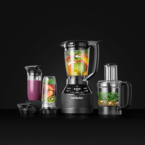 NutriBullet Triple Prep System NBKS50100 Dishwasher Safe Plastic food blender