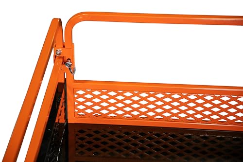 Impact IMPLEMENTS® 1500lb Utility Cart Cargo Trailer with Solid Steel Floor for Lawn/Garden Tractors, ATV's