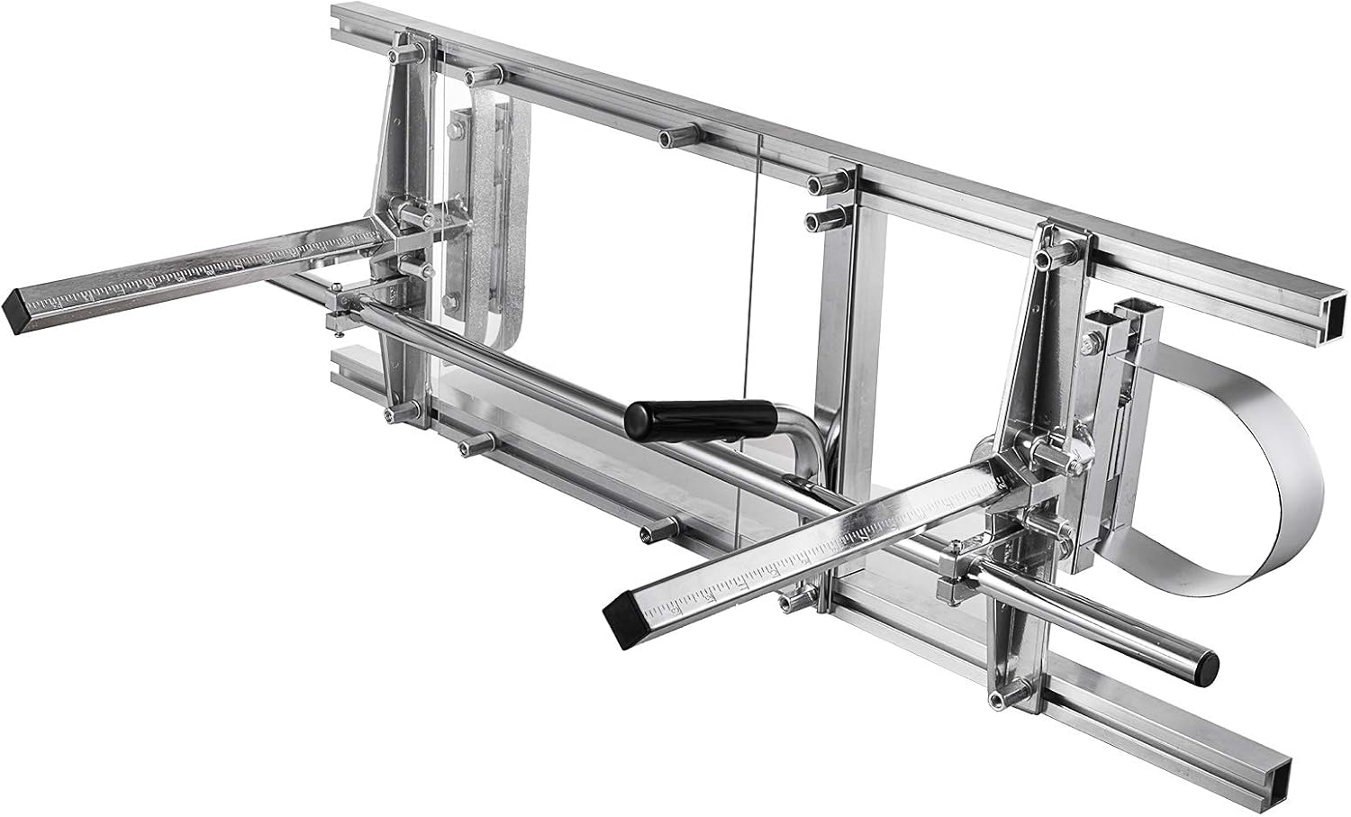PRIBCHO Portable Chainsaw Mill Planking Milling Guide Bar Saw Mill 14 to 36 Inches Aluminum Steel Wood Lumber Cutting Portable Sawmill + 9Ft Rail