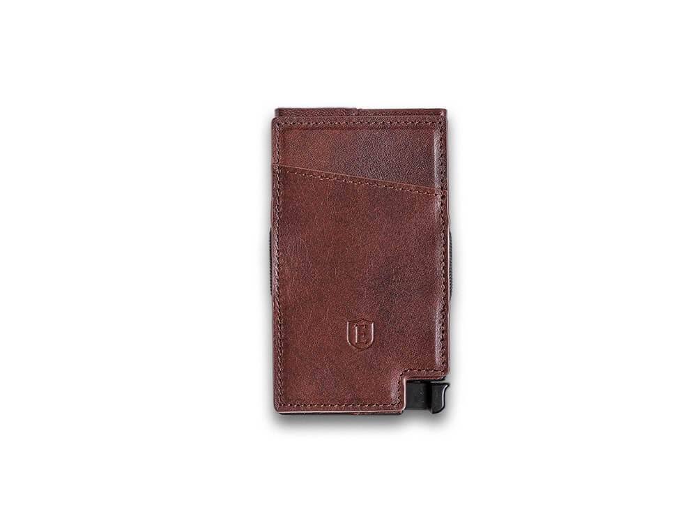Ekster | Senate Cardholder 3.0 | Best Leather RFID Blocking Cardholder Classic Brown