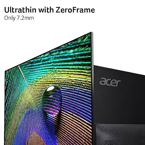 Acer SB273 G0bi 27" IPS Full HD (1920 x 1080) Ultra-Thin Zero-Frame Gaming Office Monitor | Adaptive-Sync Support (FreeSync Compatible) | Up to 120Hz