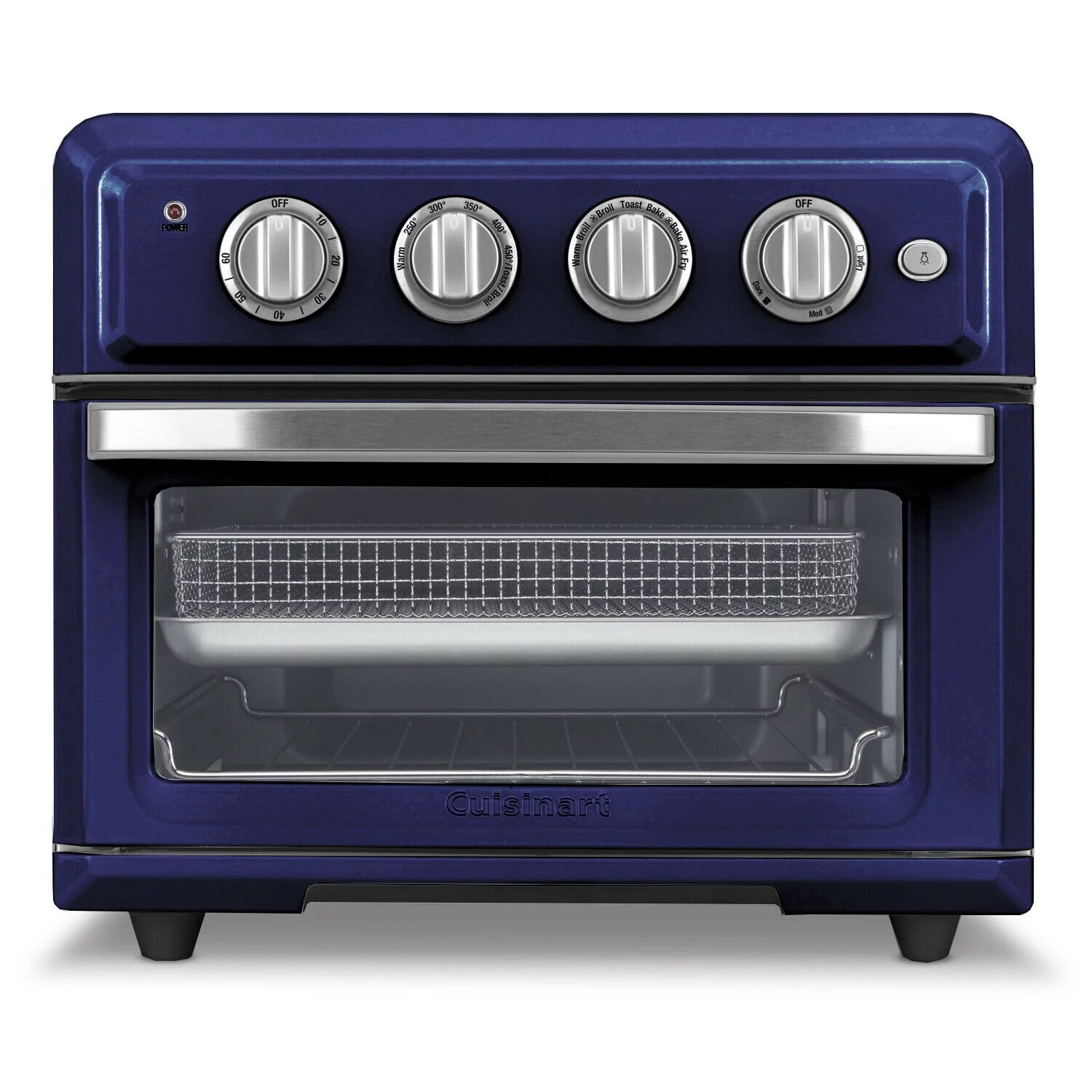 Cuisinart TOA-60 Convection Toaster Oven Air Fryer with Light, Navy Blue