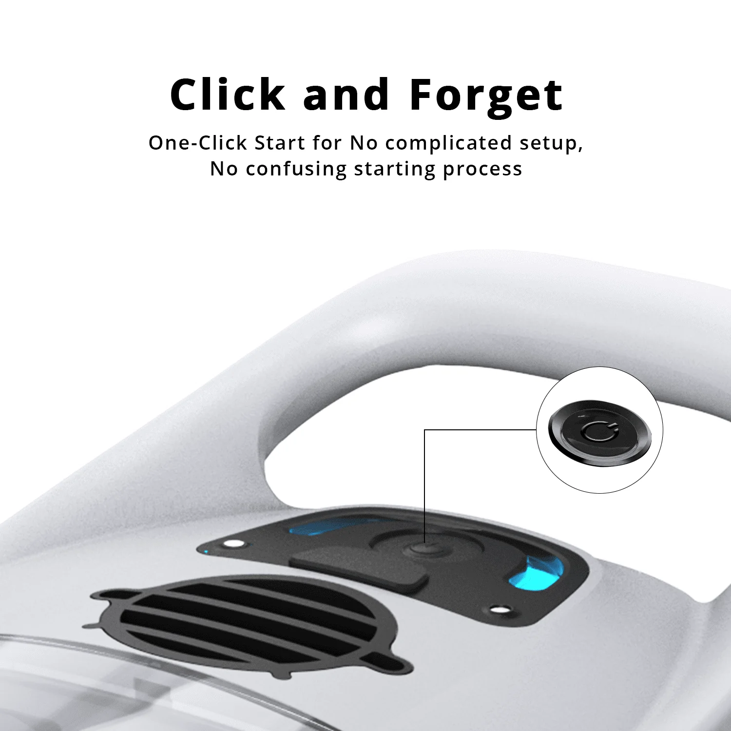 Seauto Crab Pool Vacuum, Cordless Robotic Pool Cleaner for Inground Pools, Wall Climbing, Sonar Navigation