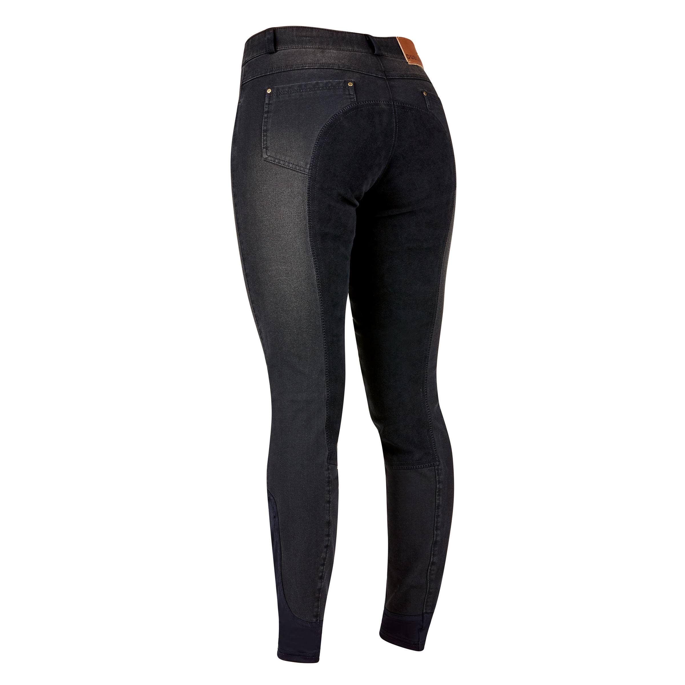 Dublin Shona Full Suede Seat Denim Breeches - 20/38x22 Ash