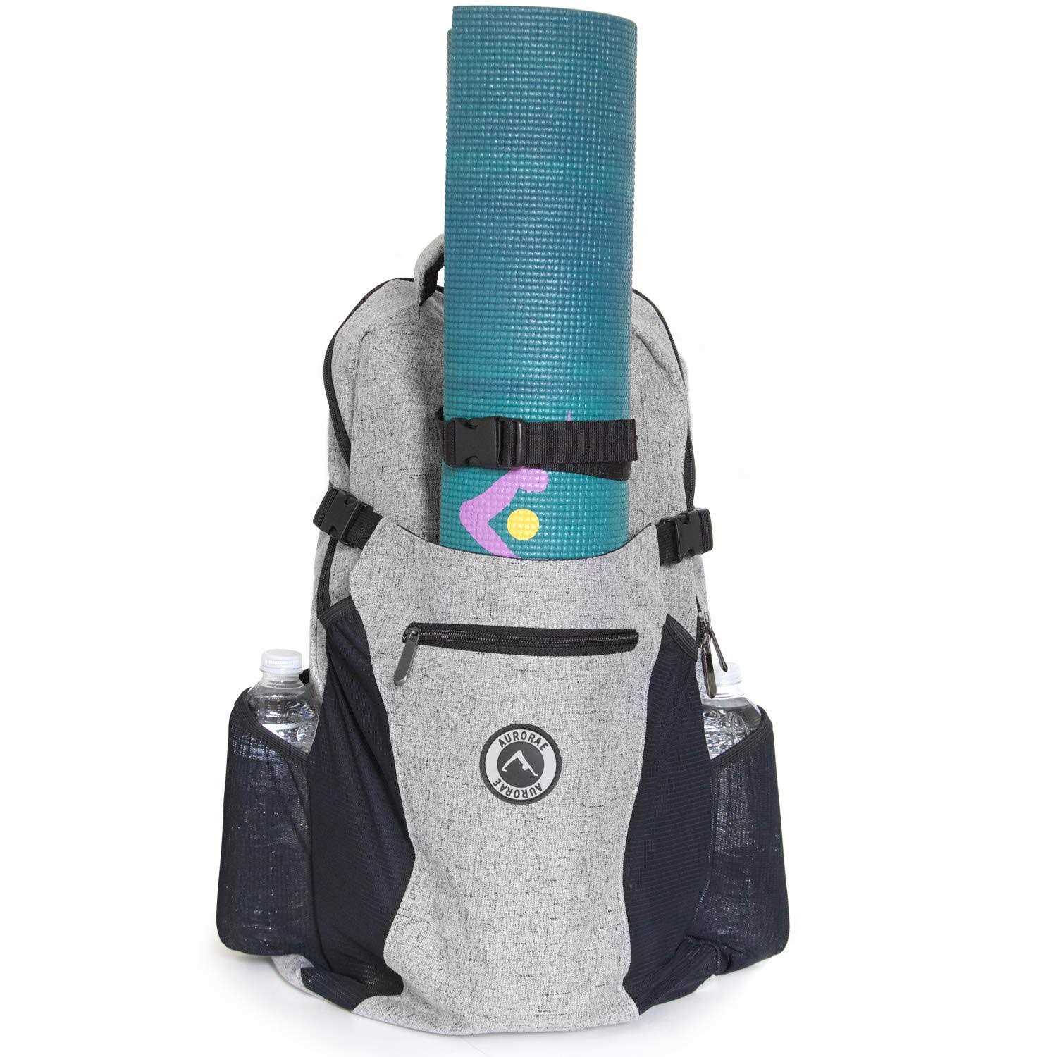 Aurorae Yoga Multi Purpose Backpack Model 2.0. Mat Sold Separately Dark Grey - Sports Supplies Online Store